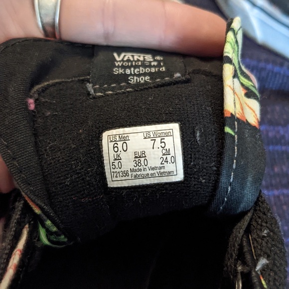 Vans High top floral print - Picture 5 of 7